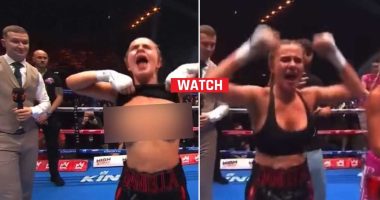 [Watch Video 18+] Daniella Hemsley Boxing Celebration Twitter